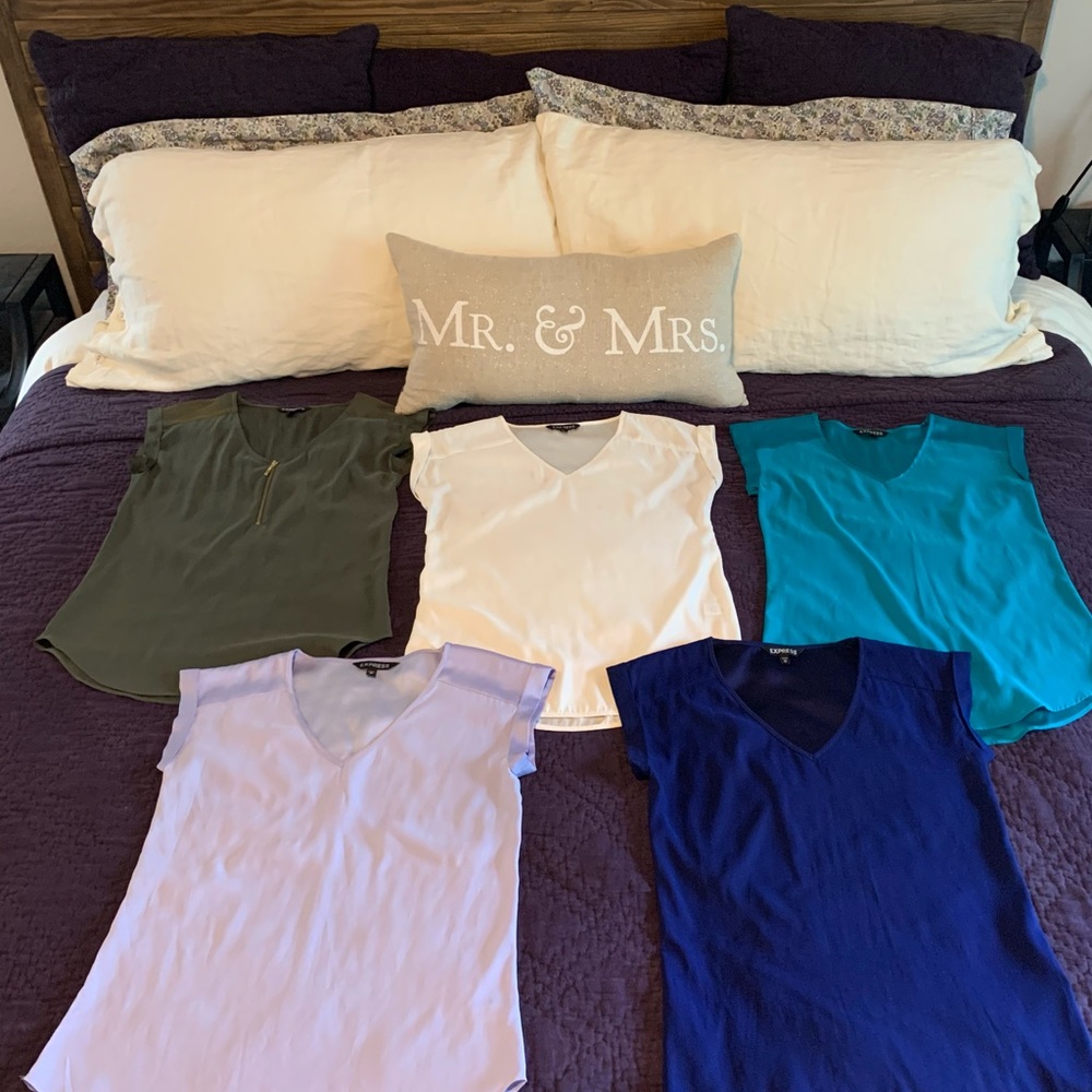 5 Express Work Essential Tops for $50